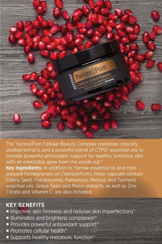 doTERRA Yarrow|Pom Capsules Cellular Beauty Complex