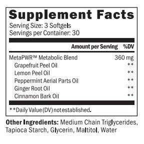 doTERRA MetaPWR Softgels